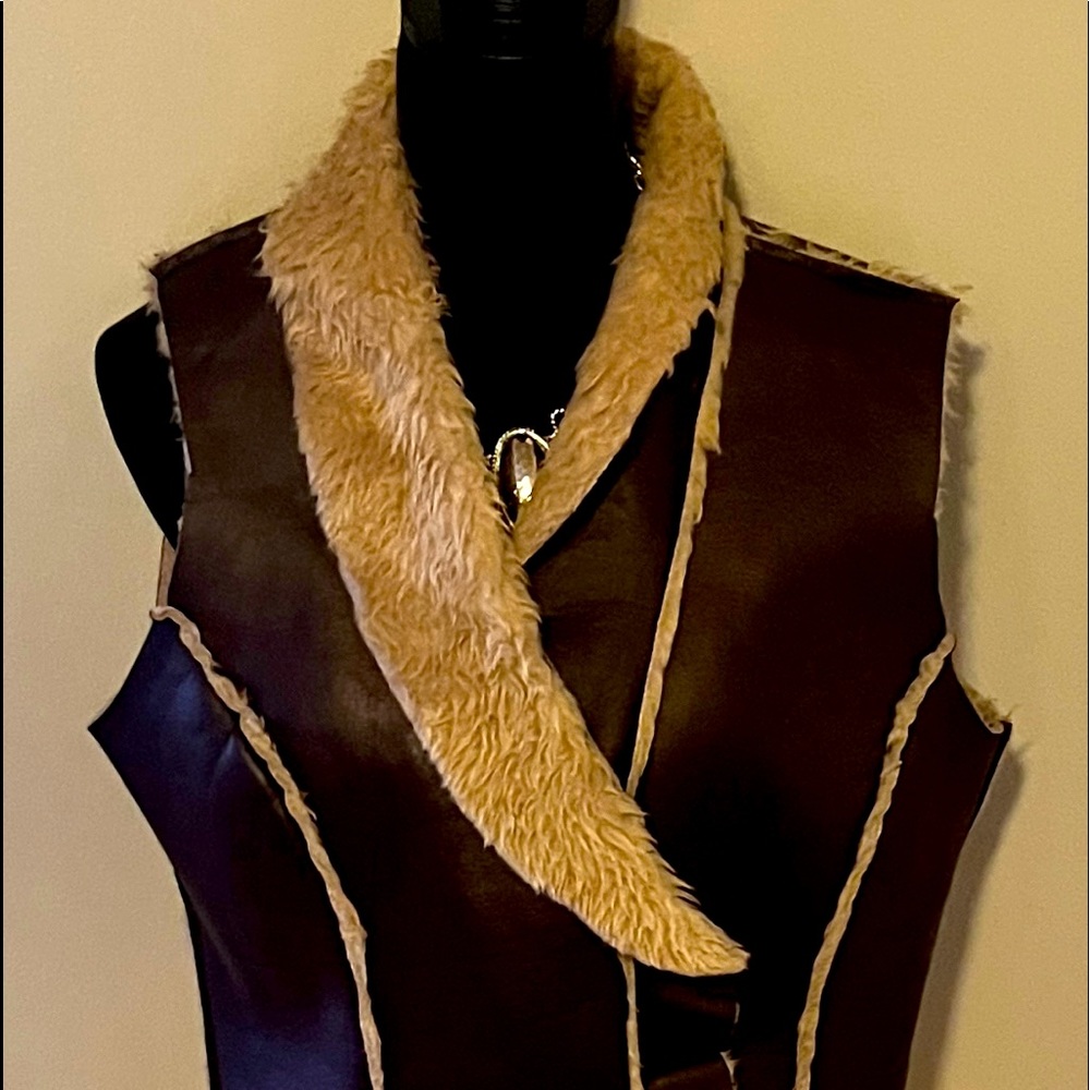 Amanda Charles brown vest